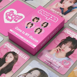 [PRE-ORDER] Aespa Illusion lomocards (55pcs)