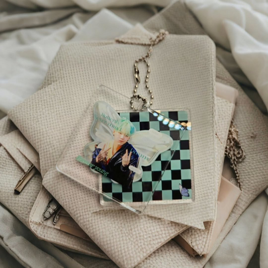 [Në Gjendje] Iconic Mint Hair Yoongi HYYH Era Keyring