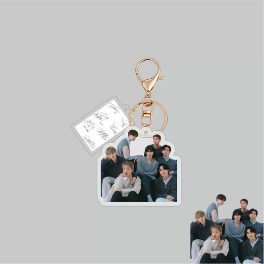 [Në Gjendje] BTS Monochrome Keyring (Colors)