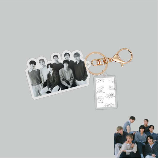 [Në Gjendje] BTS Monochrome Keyring (Black & White)