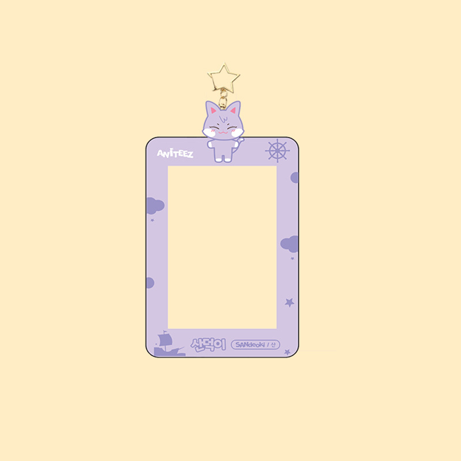 [PRE-ORDER] ATEEZ Aniteez Photocard Holder Keychain – Sandeoki Edition