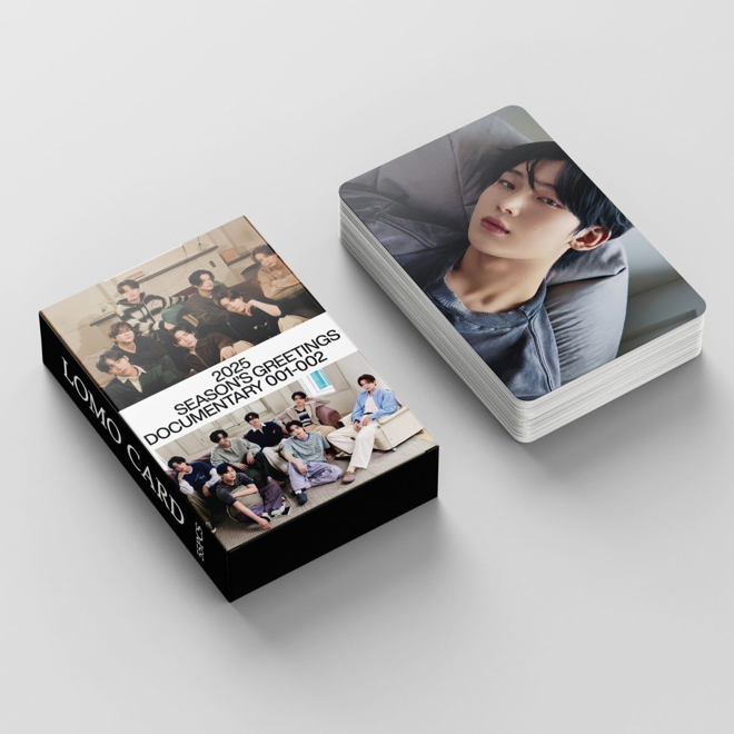 [PRE-ORDER] Enhypen 2025 Season's Greetings Documentary 001-002 ver. 1 lomocards (55pcs)