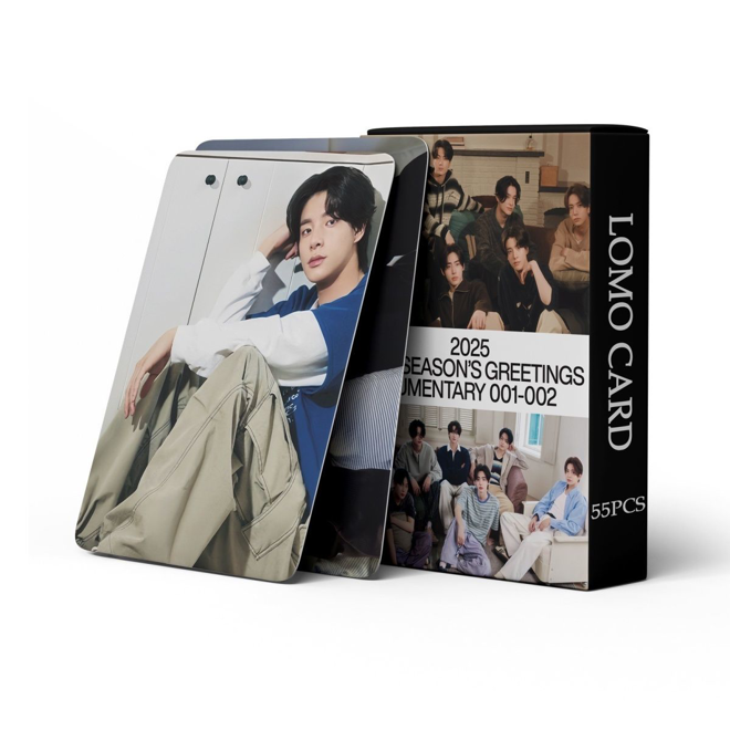 [PRE-ORDER] Enhypen 2025 Season's Greetings Documentary 001-002 ver. 1 lomocards (55pcs)