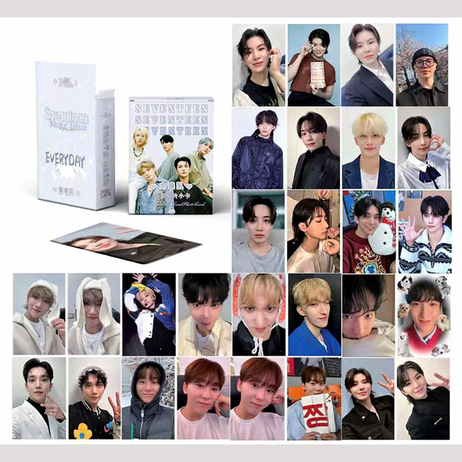 [PRE-ORDER] Seventeen Everyday lomocards (50pcs)