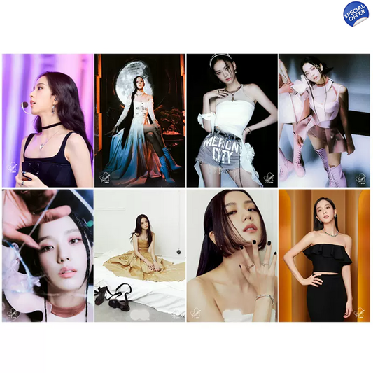 [PRE-ORDER] BLACKPINK JISOO Poster Set - Set of 8 High-Quality Posters