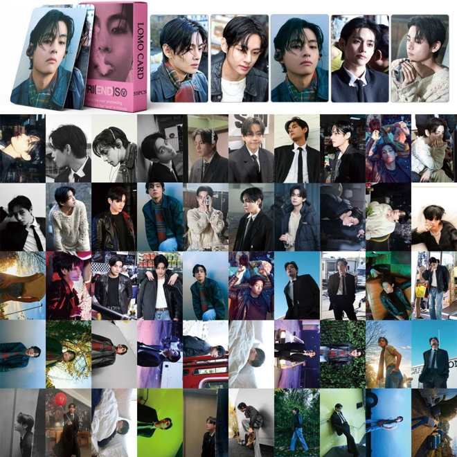 [PRE-ORDER] BTS Taehyung Fri(end)s lomocards (55pcs)