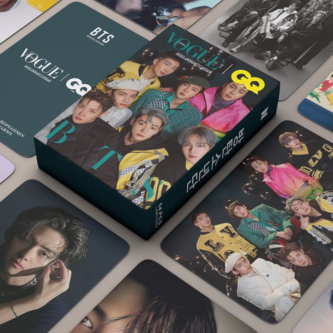 [PRE-ORDER] BTS Vogue GQ lomocards (55pcs)