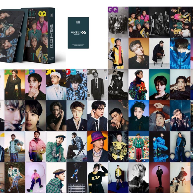 [PRE-ORDER] BTS Vogue GQ lomocards (55pcs)