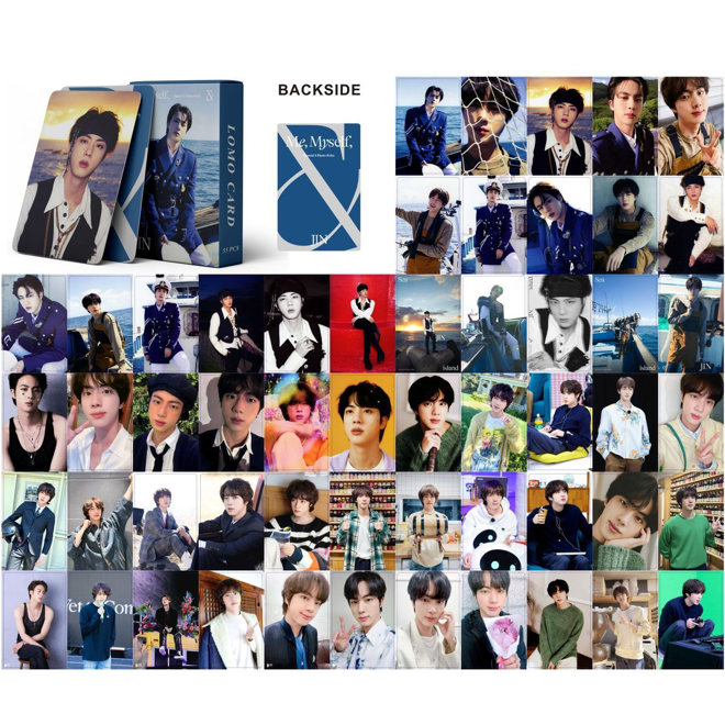 [PRE-ORDER] BTS Jin Island lomocards (55pcs)