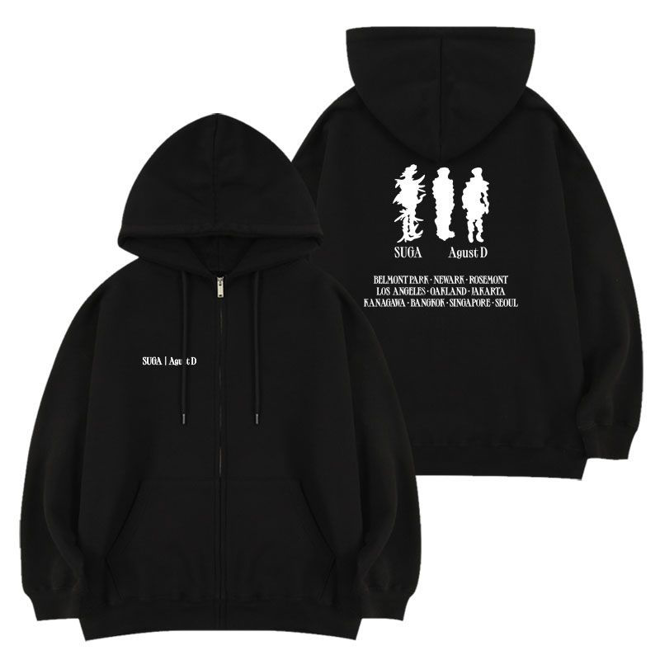 [PRE-ORDER] BTS Agust D ZIP-UP HOODIE