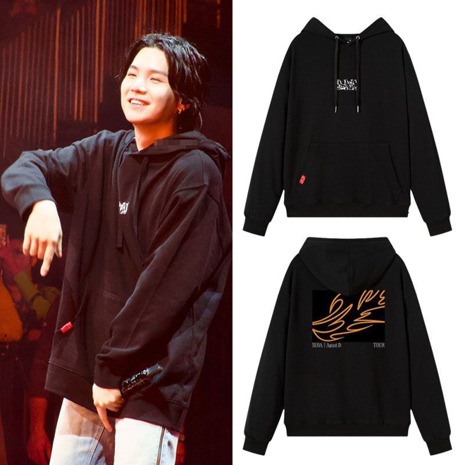 [PRE-ORDER] BTS Agust D D-Day Flame Hoodie