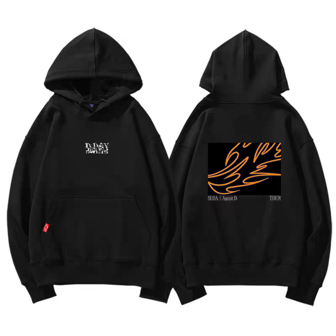 [PRE-ORDER] BTS Agust D D-Day Flame Hoodie