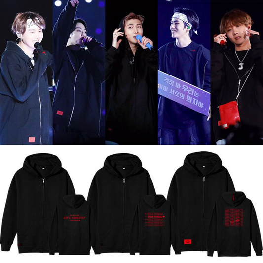 [PRE-ORDER] BTS LY SY Finale zip-up hoodie