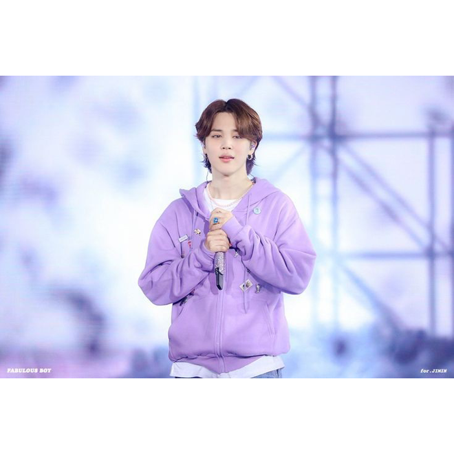 [PRE-ORDER] BTS Yet To Come in Busan Zip-Up Hoodie (Lavender)