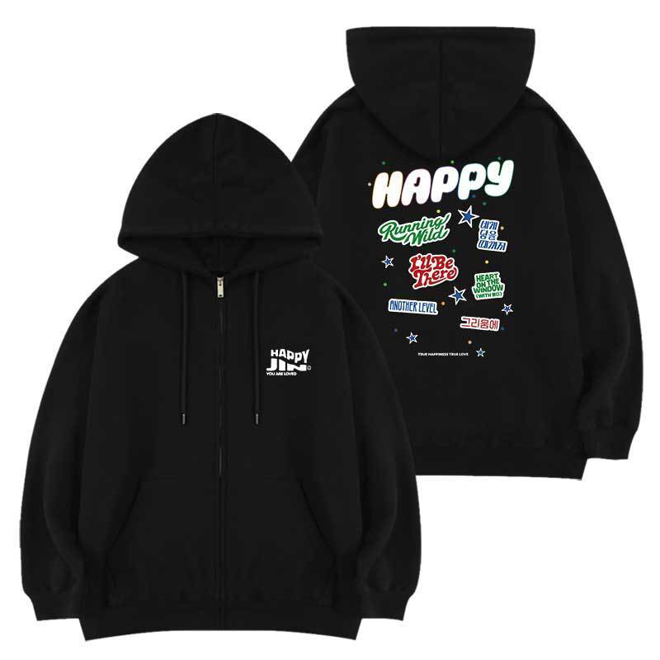 [PRE-ORDER] BTS JIN Happy Hoodies & Sweaters