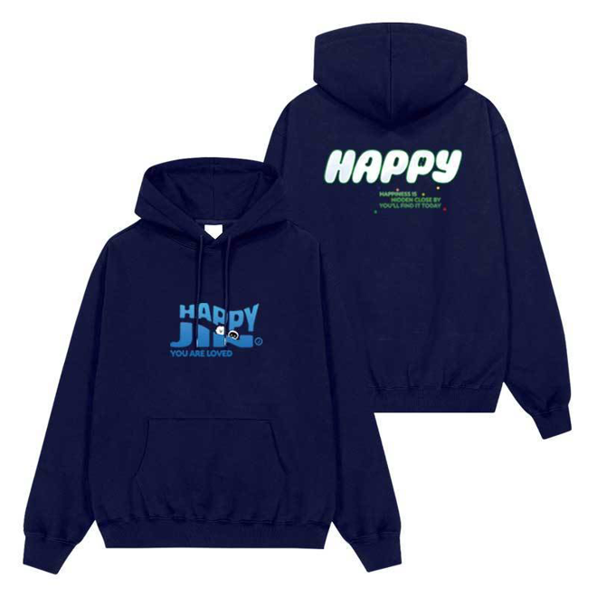 [PRE-ORDER] BTS JIN Happy Hoodies & Sweaters