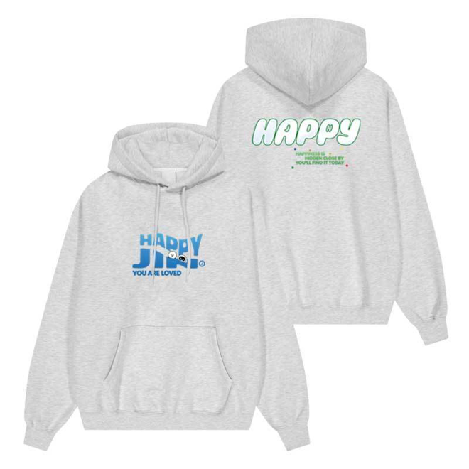 [PRE-ORDER] BTS JIN Happy Hoodies & Sweaters