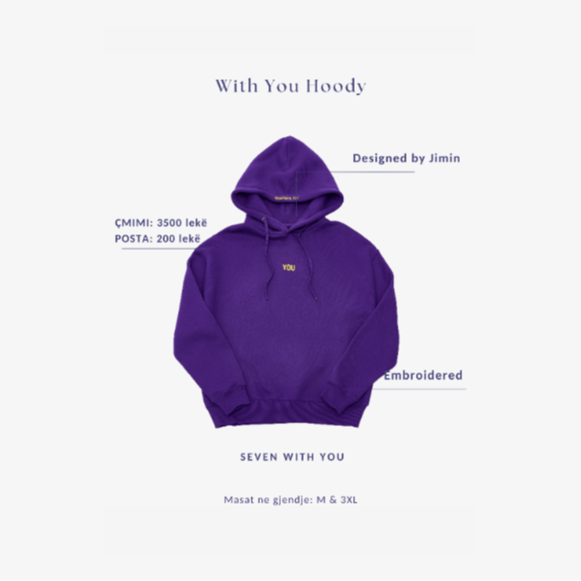[PRE-ORDER] BTS [Jimin] With You Hoodie