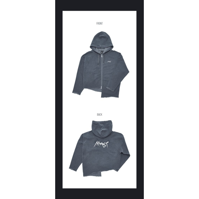 [PRE-ORDER] BTS JUNGKOOK ARMYST ZIP-UP HOODIE (Grey)