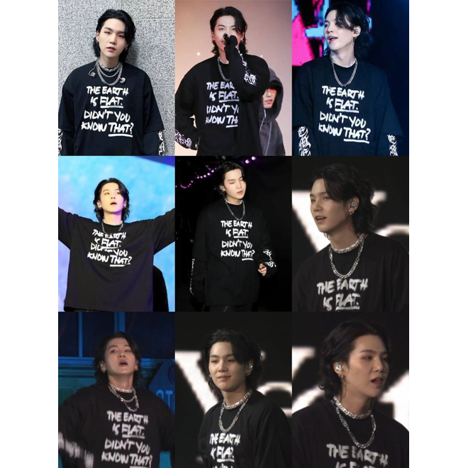 [Në Gjendje] BTS Suga 'Earth Is Flat' Sweater