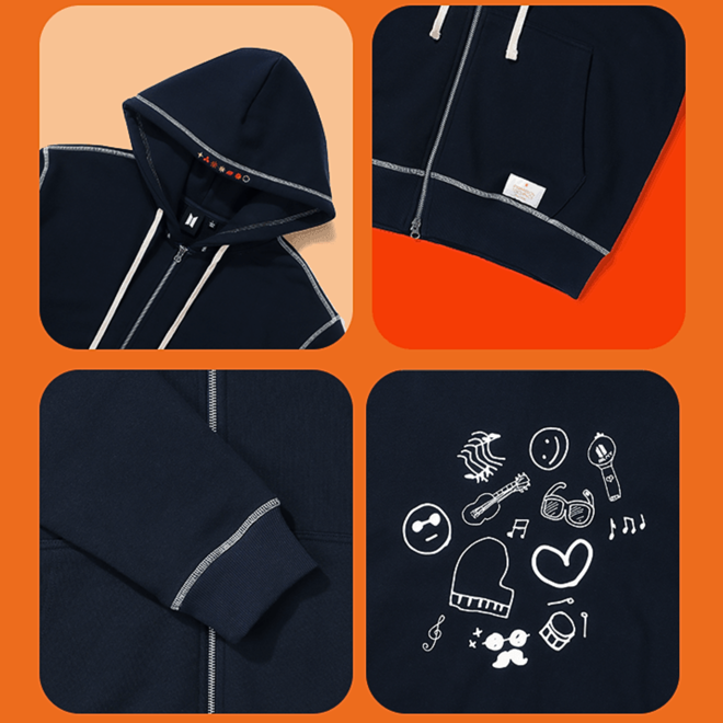 [PRE-ORDER] BTS Permission To Dance On Stage - Seoul Zip-Up Hoodie