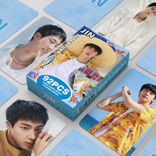 [PRE-ORDER] BTS Jin Supertuna lomocards (92pcs)