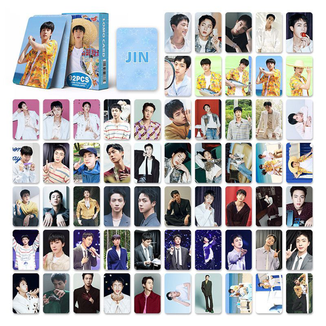 [PRE-ORDER] BTS Jin Supertuna lomocards (92pcs)
