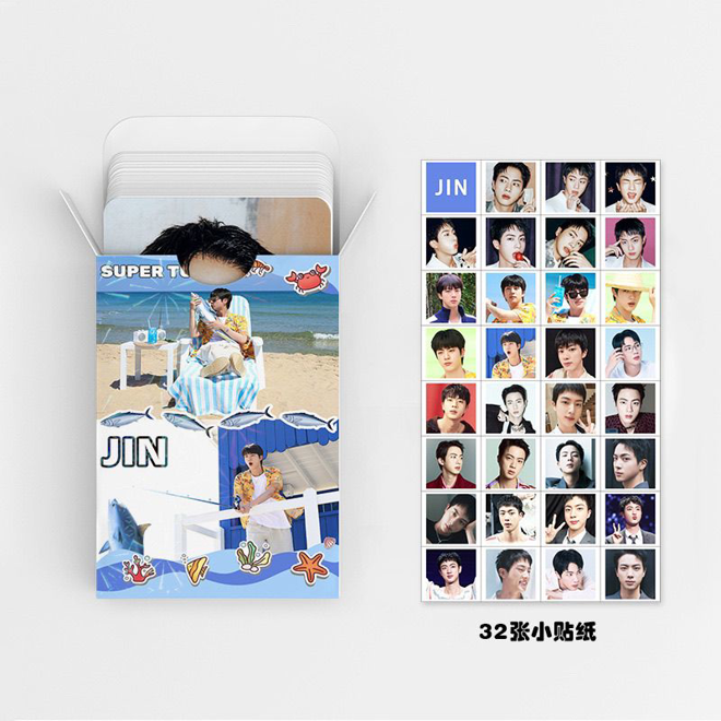 [PRE-ORDER] BTS Jin Supertuna lomocards (92pcs)