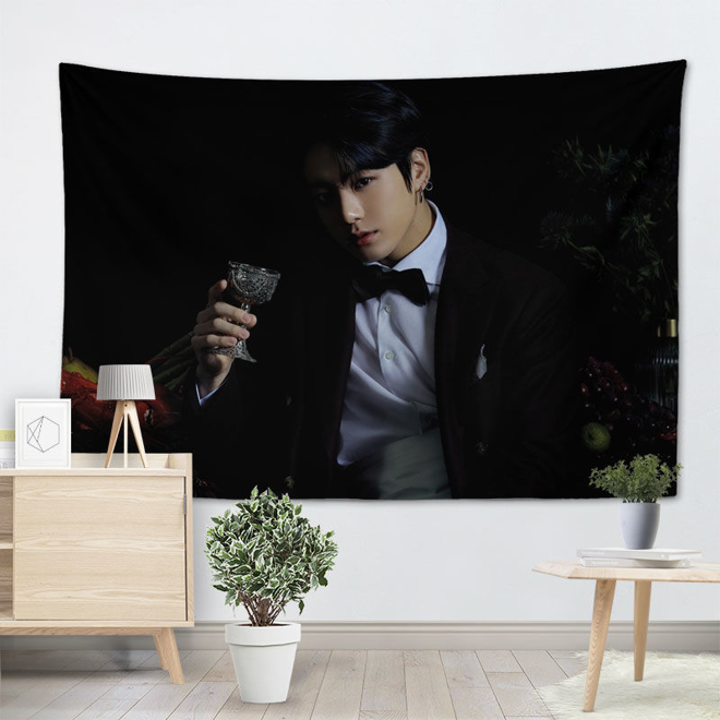 [PRE-ORDER] BTS Members Tapestry wall cloth (100*70 cm)
