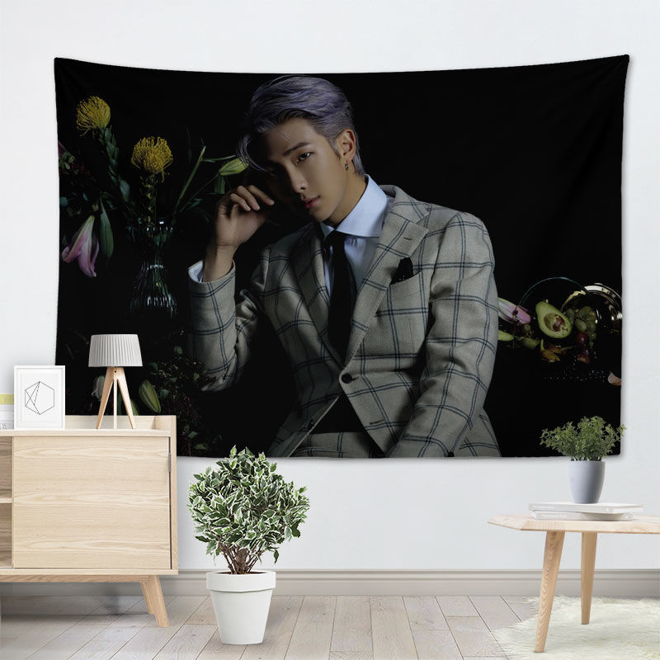 [PRE-ORDER] BTS Members Tapestry wall cloth (100*70 cm)