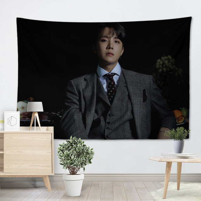 [PRE-ORDER] BTS Members Tapestry wall cloth (100*70 cm)