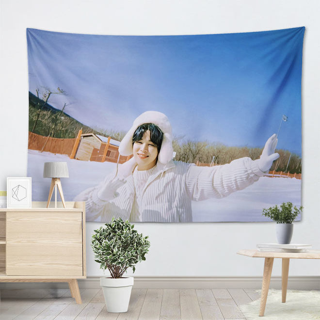 [PRE-ORDER] BTS Members Tapestry wall cloth (100*70 cm)