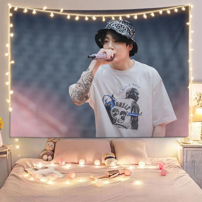 [PRE-ORDER] BTS Members Tapestry wall cloth (100*70 cm)