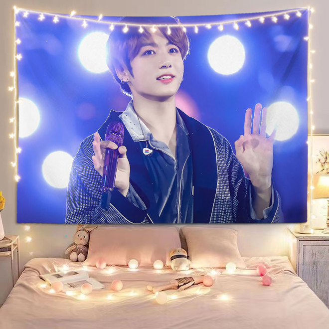 [PRE-ORDER] BTS Members Tapestry wall cloth (100*70 cm)