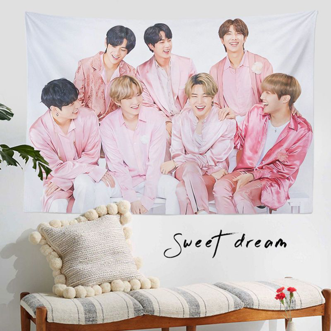 [PRE-ORDER] BTS Tapestry wall cloth (100*70 cm)