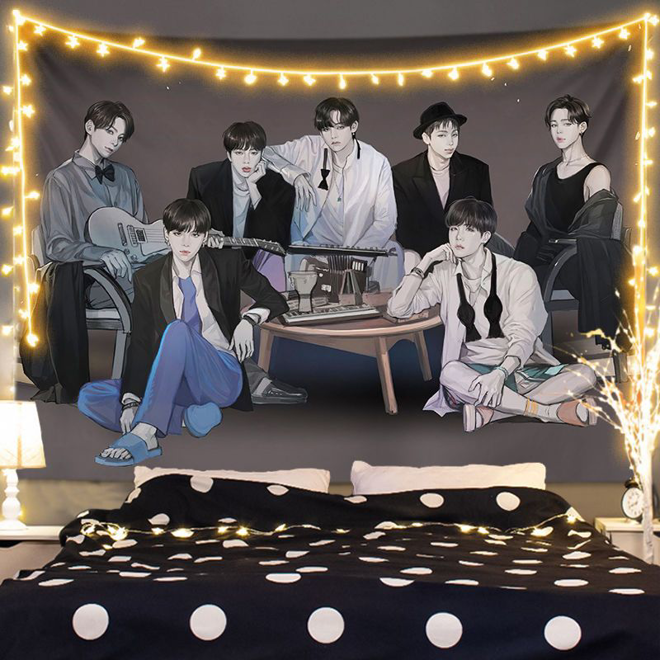 [PRE-ORDER] BTS Tapestry wall cloth (100*70 cm)