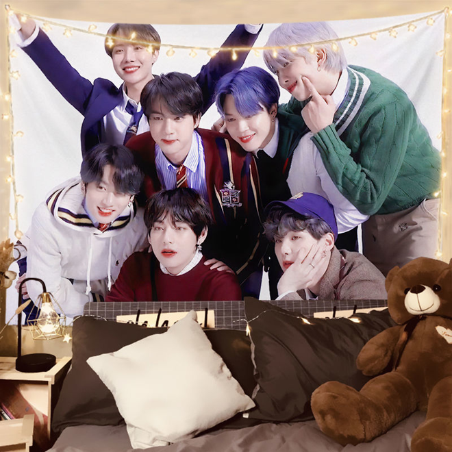 [PRE-ORDER] BTS Tapestry wall cloth (100*70 cm)