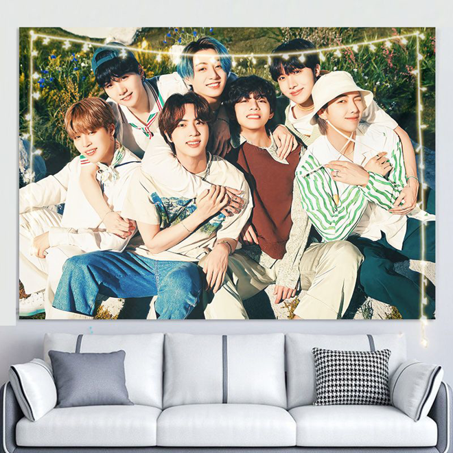 [PRE-ORDER] BTS Tapestry wall cloth (100*70 cm)