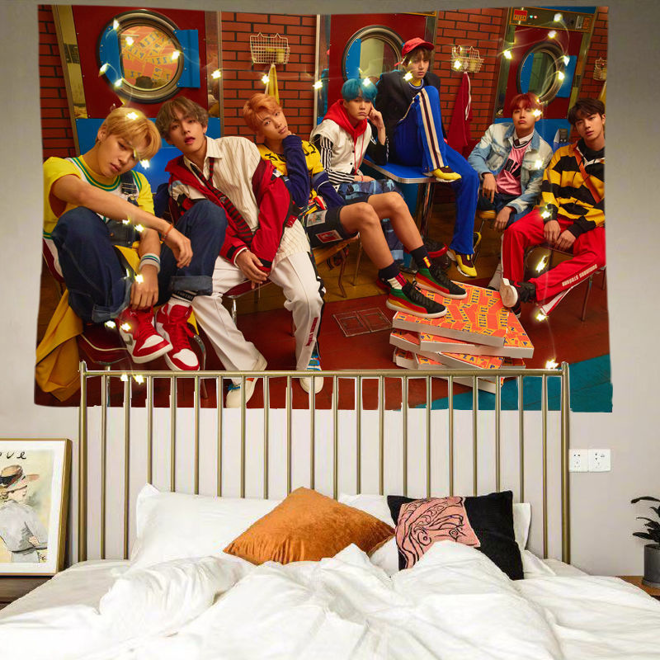 [PRE-ORDER] BTS Tapestry wall cloth (100*70 cm)