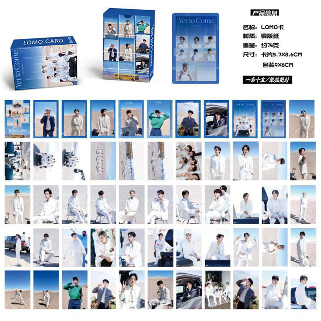 [PRE-ORDER] BTS Yet To Come lomocards (55pcs)