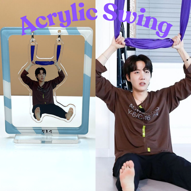 [PRE-ORDER] BTS Flying Yoga Acrylic Standee