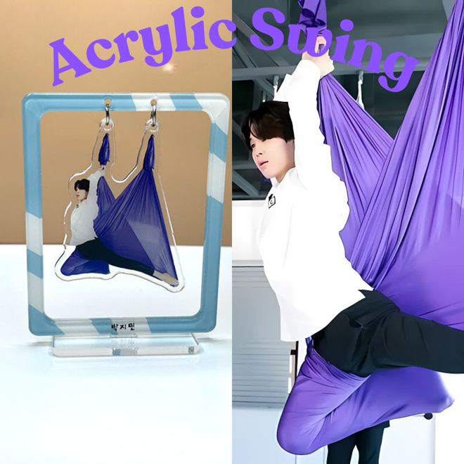 [PRE-ORDER] BTS Flying Yoga Acrylic Standee