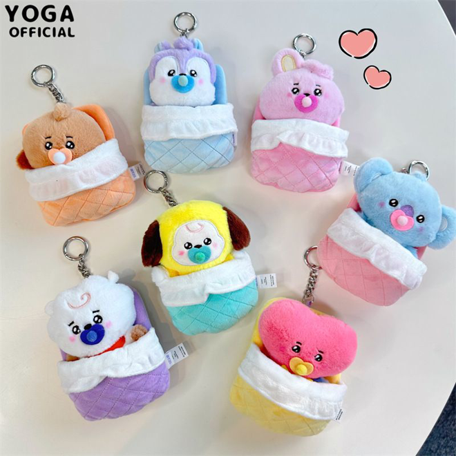 [PRE-ORDER] BTS BT21 Newborn Baby Plush Keyring