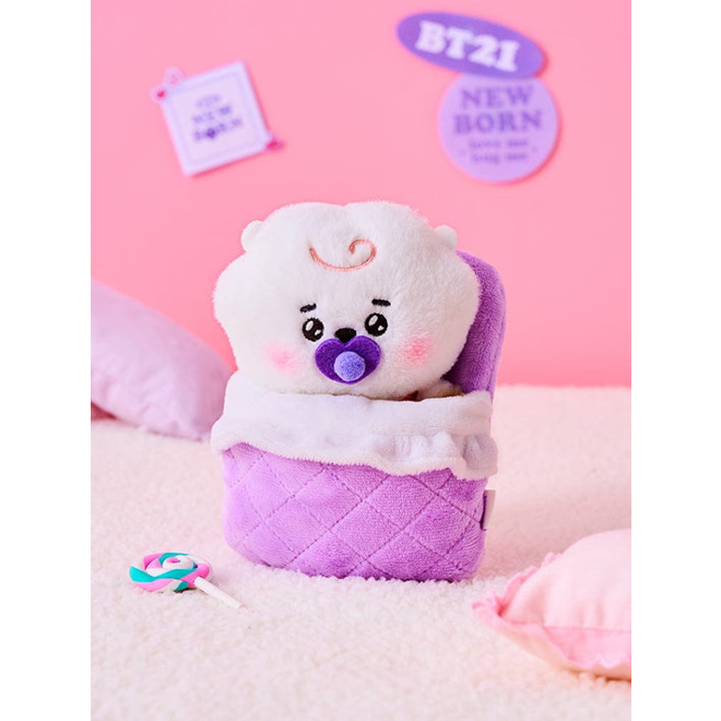[PRE-ORDER] BTS BT21 Newborn Baby Plush Keyring