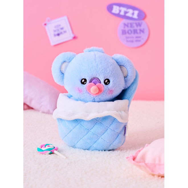 [PRE-ORDER] BTS BT21 Newborn Baby Plush Keyring