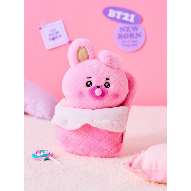 [PRE-ORDER] BTS BT21 Newborn Baby Plush Keyring