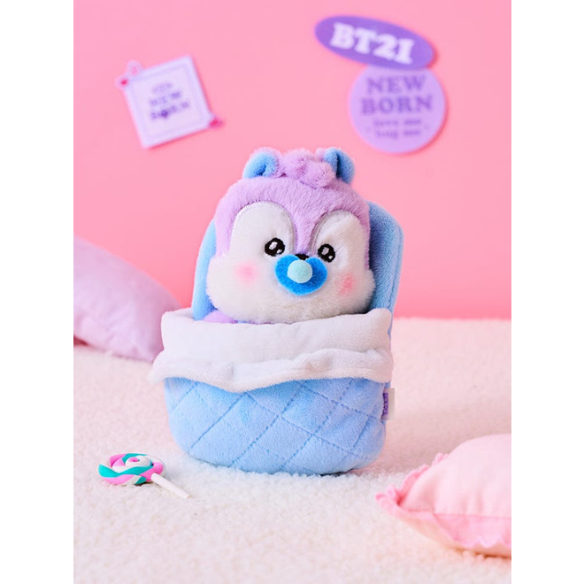 [PRE-ORDER] BTS BT21 Newborn Baby Plush Keyring