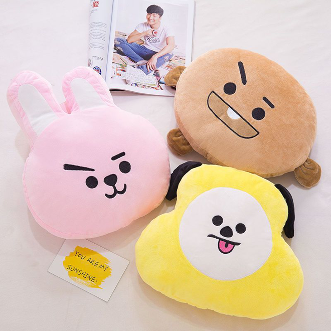 [PRE-ORDER] BTS Bt21 characters pillow (30 cm)