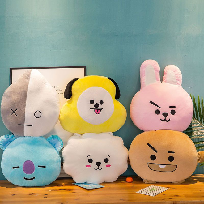 [PRE-ORDER] BTS Bt21 characters pillow (30 cm)