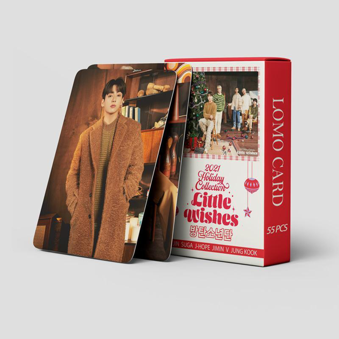 [PRE-ORDER] BTS Little Wishes lomocards (55pcs)